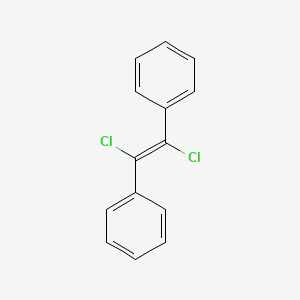 molecular formula C8H12Cl2Pd B1172446 (1,2-dichloro-2-phenylethenyl)benzene CAS No. 13700-82-8