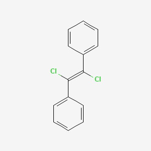 Benzene, 1,1'-(1,2-dichloro-1,2-ethenediyl)bis-, (E)-