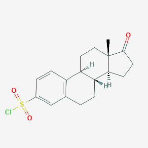 molecular formula C18H21ClO3S B117252 Estra-1,3,5(10)-trien-17-one-3-sulfonyl chloride CAS No. 148259-10-3