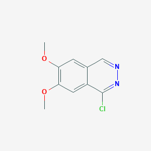 molecular formula C10H9ClN2O2 B117253 1-Chloro-6,7-dimethoxyphthalazine CAS No. 70724-23-1