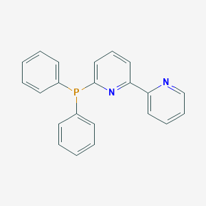 molecular formula C22H17N2P B117254 6-Diphenylphosphino-2,2'-bipyridine CAS No. 152194-39-3