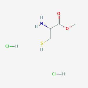 molecular formula C4H11Cl2NO2S B11725768 methyl (2R)-2-amino-3-sulfanylpropanoate dihydrochloride 