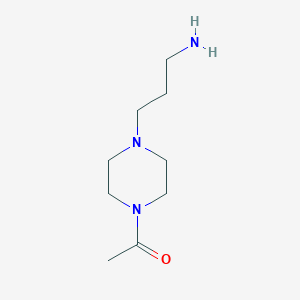 molecular formula C9H19N3O B117267 3-(4-Acetylpiperazinyl)propanamine CAS No. 141516-24-7