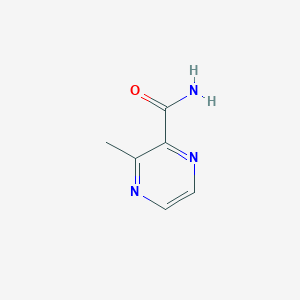 molecular formula C6H7N3O B011727 3-Methylpyrazine-2-carboxamide CAS No. 104893-52-9
