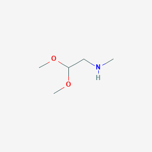 molecular formula C5H13NO2 B117271 Methylaminoacetaldehyde dimethyl acetal CAS No. 122-07-6