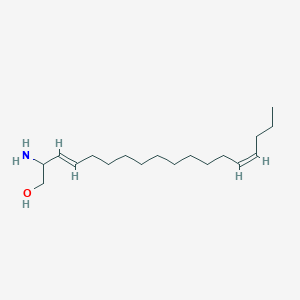 molecular formula C18H35NO B117277 (E,Z)-2-Amino-3,14-octadecadien-1-ol CAS No. 158507-68-7