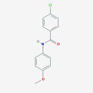 molecular formula C14H12ClNO2 B117279 N-(p-Chlorobenzoyl)-p-anisidine CAS No. 4018-82-0