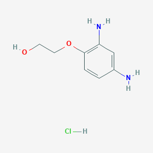 molecular formula C8H13ClN2O2 B11728004 2,4-Diaminophenoxyethanol Dihydrochloride CAS No. 847455-21-4