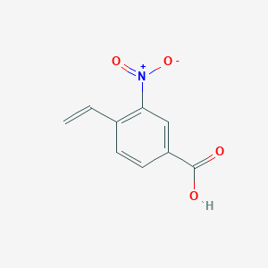 molecular formula C9H7NO4 B117287 3-Nitro-4-vinylbenzoic acid CAS No. 156098-55-4