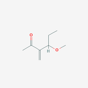 molecular formula C8H14O2 B117293 4-Methoxy-3-methylidenehexan-2-one CAS No. 155882-09-0