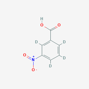 molecular formula C7H5NO4 B117300 3-Nitrobenzoic-D4 acid 