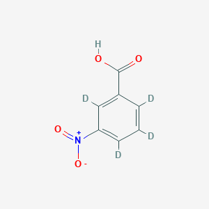 molecular formula C7H5NO4 B117300 2,3,4,6-四氘-5-硝基苯甲酸 CAS No. 78399-78-7