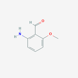 molecular formula C8H9NO2 B117305 2-Amino-6-methoxybenzaldehyde CAS No. 151585-95-4