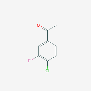 molecular formula C8H6ClFO B117306 4'-Chloro-3'-fluoroacetophenone CAS No. 151945-84-5
