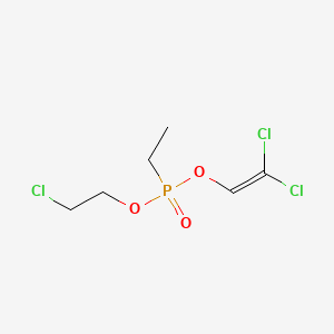 2-Chloroethyl 2,2-dichloroethenyl ethylphosphonate
