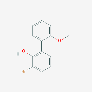 molecular formula C13H11BrO2 B117335 3-Bromo-2'-methoxy-biphenyl-2-OL CAS No. 141778-86-1