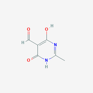 molecular formula C6H6N2O3 B1173359 4,6-Dihydroxy-2-methylpyrimidine-5-carbaldehyde CAS No. 14160-85-1