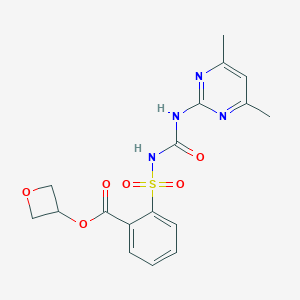 molecular formula C17H18N4O6S B117337 氧氟草醚 CAS No. 144651-06-9