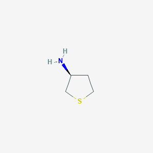 B117343 (3S)-Thiolan-3-amine CAS No. 144786-62-9