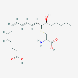 molecular formula C23H37NO5S B117350 14,15-Leukotriene E4 CAS No. 1000852-57-2