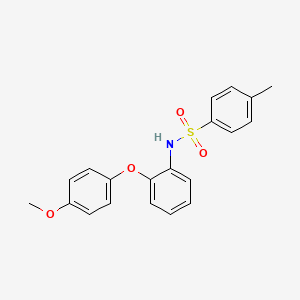 molecular formula C20H19NO4S B1173563 N-[2-(4-methoxyphenoxy)phenyl]-4-methylbenzenesulfonamide 
