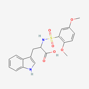 molecular formula C19H20N2O6S B1173598 N-[(2,5-dimethoxyphenyl)sulfonyl]tryptophan 