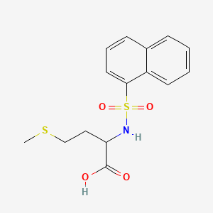 molecular formula C15H17NO4S2 B1173602 methyl-N-(1-naphthylsulfonyl)homocysteine 