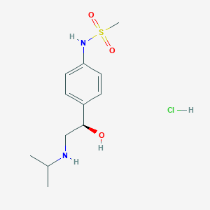 molecular formula C8H18S B1173611 (-)-Sotalol hydrochloride CAS No. 1026-89-7