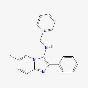 molecular formula C21H19N3 B1173624 N-benzyl-6-methyl-2-phenylimidazo[1,2-a]pyridin-3-amine 
