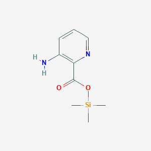 molecular formula C9H14N2O2Si B117373 Trimethylsilyl 3-aminopyridine-2-carboxylate CAS No. 157562-24-8