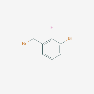 molecular formula C7H5Br2F B117381 1-Bromo-3-(bromomethyl)-2-fluorobenzene CAS No. 149947-16-0