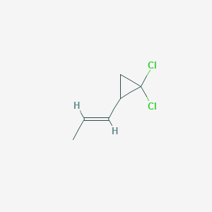 molecular formula F6GeH8N2 B1173925 Cyclopropane, 1,1-dichloro-2-propenyl- CAS No. 17725-76-7
