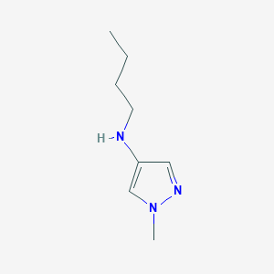 molecular formula C8H15N3 B11739404 N-butyl-1-methyl-1H-pyrazol-4-amine 