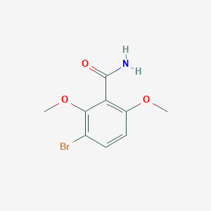 molecular formula C9H10BrNO3 B117399 3-Bromo-2,6-dimethoxybenzamide CAS No. 150351-43-2