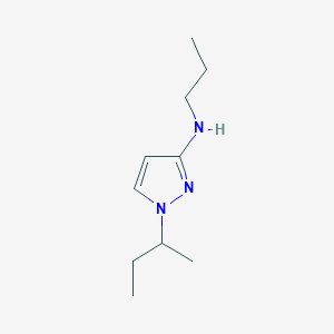 molecular formula C10H19N3 B11740719 1-(butan-2-yl)-N-propyl-1H-pyrazol-3-amine 