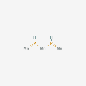 molecular formula Mn3P2 (mixture of MnP & Mn2P) B1174119 Manganese;phosphanylidenemanganese CAS No. 12263-33-1