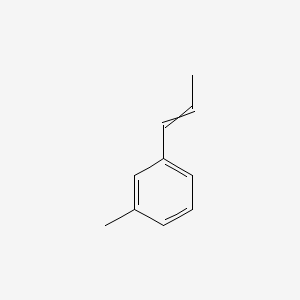 molecular formula C17H23N5O2 B1174167 1-Methyl-3-prop-1-enylbenzene CAS No. 17271-70-4