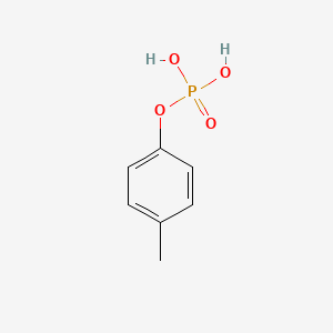 molecular formula C7H9O4P B11741837 Phosphoric acid mono-p-tolyl ester 