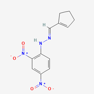 molecular formula C6H9NO2S B1174192 N-[(E)-cyclopenten-1-ylmethylideneamino]-2,4-dinitroaniline CAS No. 15419-44-0