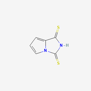 molecular formula C6H4N2S2 B1174197 1H-Pyrrolo[1,2-c]imidazole-1,3(2H)-dithione 