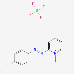 molecular formula C11H9NO B1174198 2-[(p-Chlorophenyl)azo]-1-methyl-pyridinium tetrafluoborate CAS No. 16600-16-1