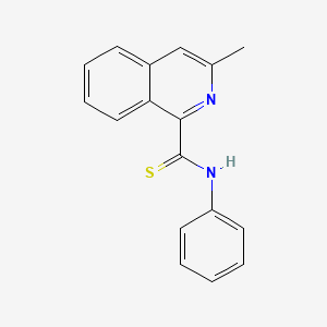 molecular formula C17H14N2S B1174209 3-methyl-N-phenyl-1-isoquinolinecarbothioamide 
