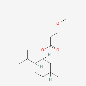 molecular formula C15H28O3 B1174215 (5-Methyl-2-propan-2-ylcyclohexyl)3-ethoxypropanoate CAS No. 17162-28-6