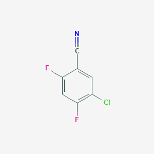 molecular formula C7H2ClF2N B117424 5-Chloro-2,4-difluorobenzonitrile CAS No. 146780-26-9