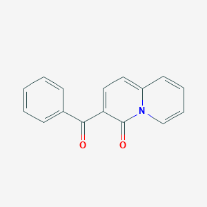 molecular formula C16H11NO2 B1174240 3-benzoyl-4H-quinolizin-4-one 