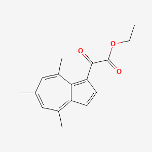 molecular formula C17H18O3 B1174243 Ethyl oxo(4,6,8-trimethyl-1-azulenyl)acetate 