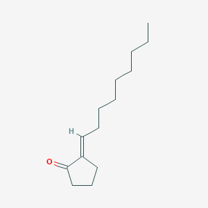 molecular formula Cd7H14O2 B1174328 (2E)-2-nonylidenecyclopentan-1-one CAS No. 16424-38-7