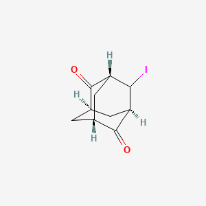 molecular formula C12H20O2 B1174329 (1R,3R,5R,7R)-4-iodoadamantane-2,6-dione CAS No. 19305-95-4