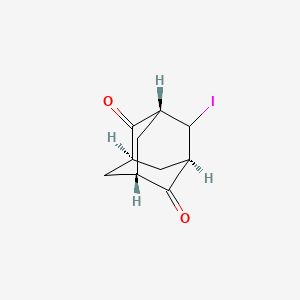 (1R,3R,5R,7R)-4-Iodo-2,6-adamantanedione