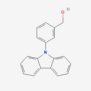 molecular formula C19H15NO B11743422 (3-(9H-Carbazol-9-yl)phenyl)methanol 